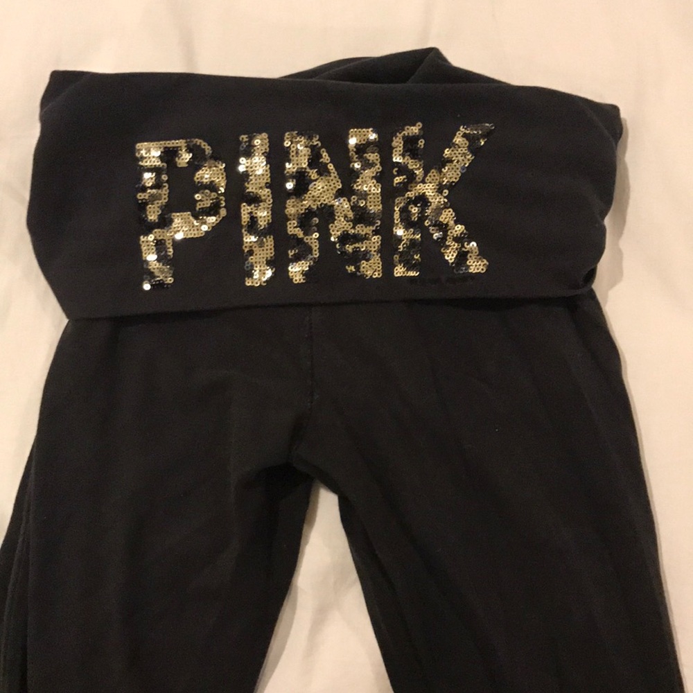 Pink victoria secret yoga pants